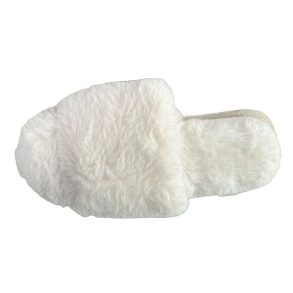 Lemon‎ Brand Slippers NWT Faux Fur Powder White Style L-9022 - Picture 4 of 6